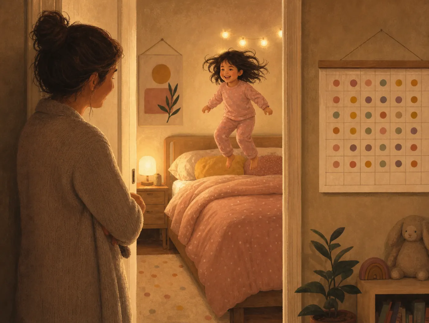 Is My Child Bipolar? A Parent's Guide to the Signs and the Screening Process: child bouncing awake at night