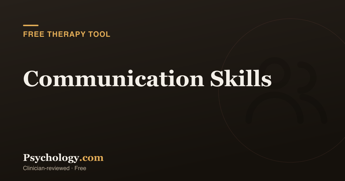 Communication Skills: Active Listening & More (Free PDF) | Psychology.com